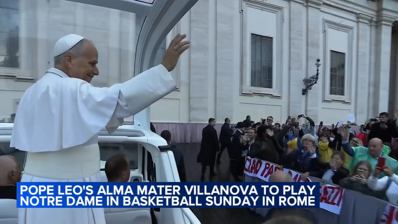 Pope Leo tells Villanova and Notre Dame basketball teams he is neutral. Prevost has other ideas
       — Elgin Sports news