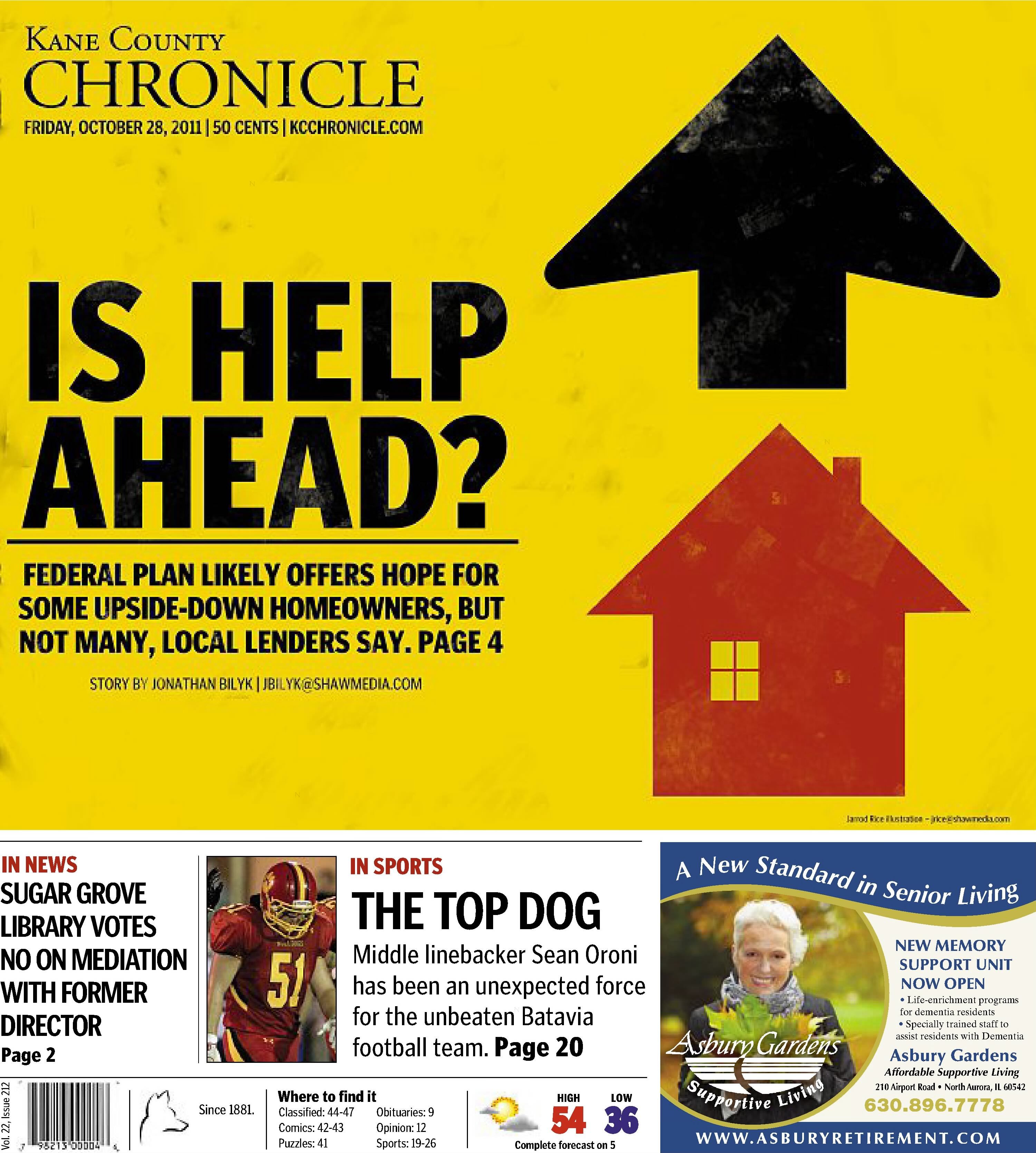 Historical covers for Oct. 28: Is help ahead? — Elgin Schools news